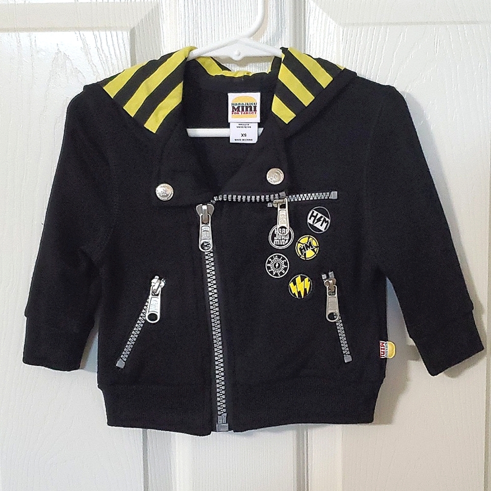Harajuku Mini for Target XS Girls Zip Pocket Hood Jacket